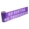 C.H. Hanson C.H. Hanson 100 ft. L X 6 in. W Plastic Solid No Hunting No Trespassing Barricade Tape Purple 15150 - alternate 2